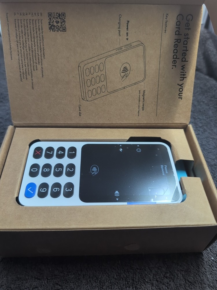 PayPal Zettle/POS system/payment solutions & card reader White New Open Box