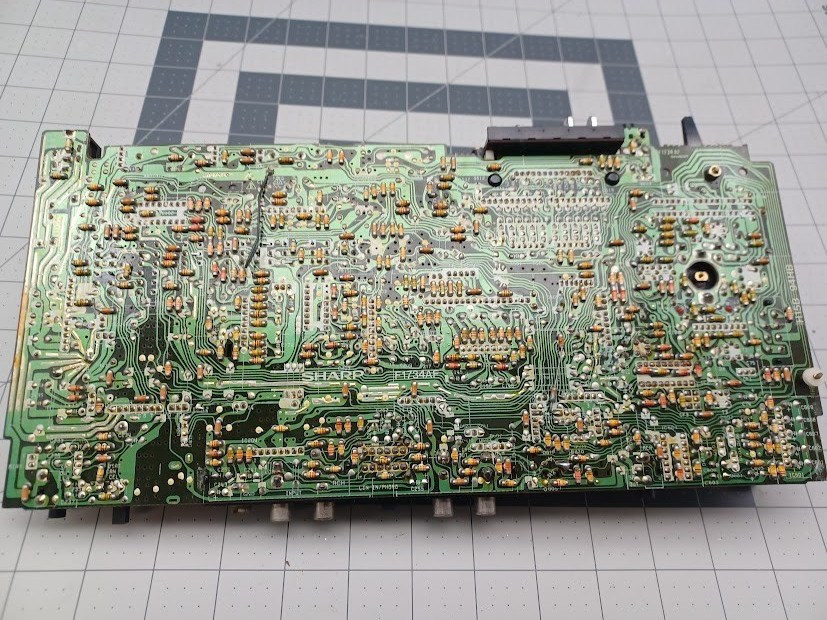 SHARP QT-90 Used parts. Main Board Assembly