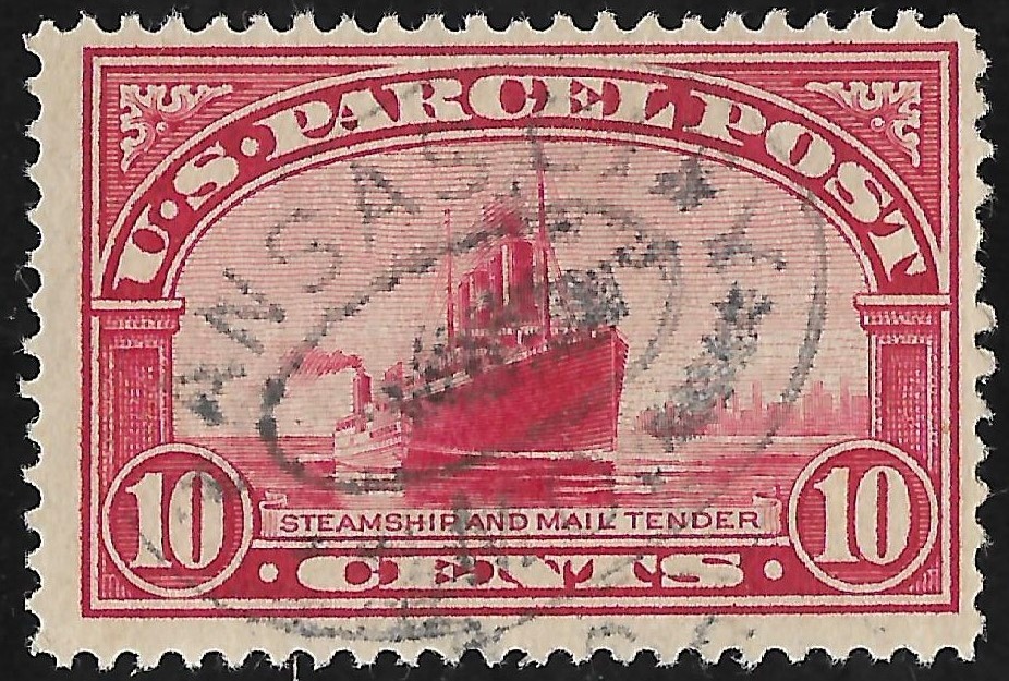 1913 US Scott #'s Q1 through Q6 1cent thru 10cent carmine used Parcel Post