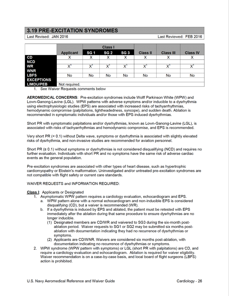 413 page 2020 U.S. Navy Aeromedical Reference and Waiver Guide on CD