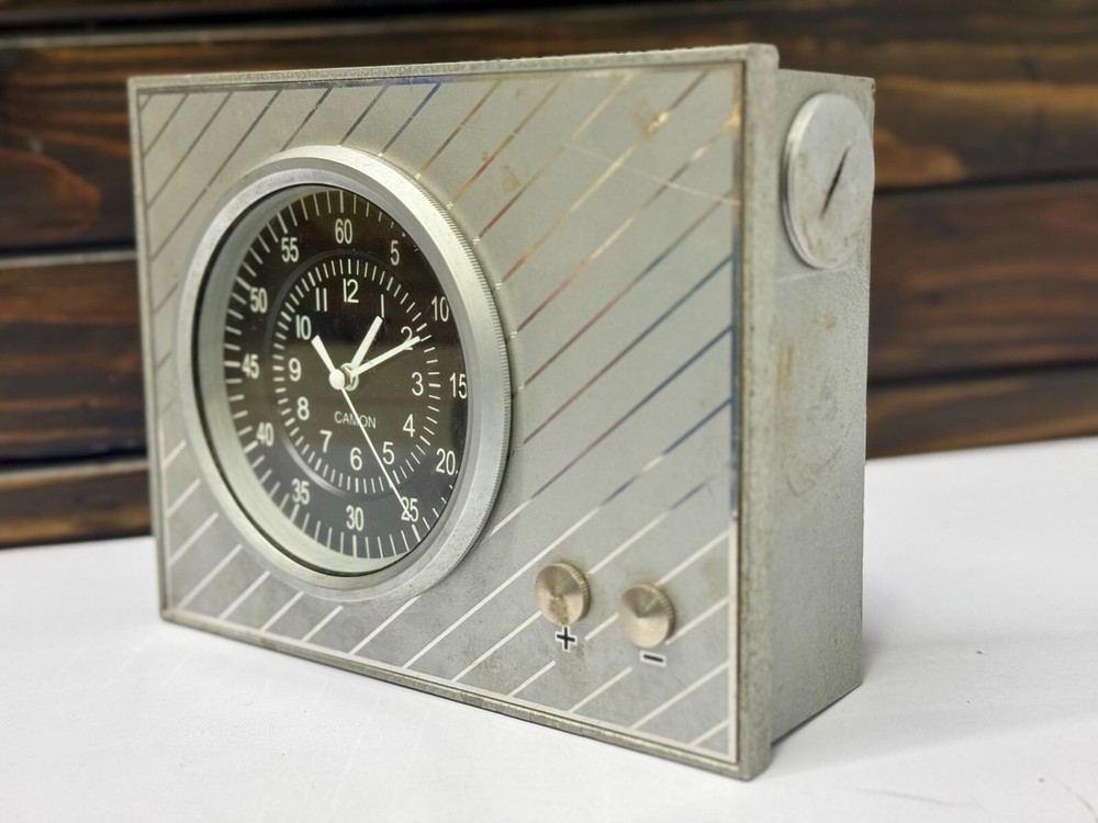 Camon Antique Quartz Chronometer Tabletop Clock Vintage Home Deco Analog Precise