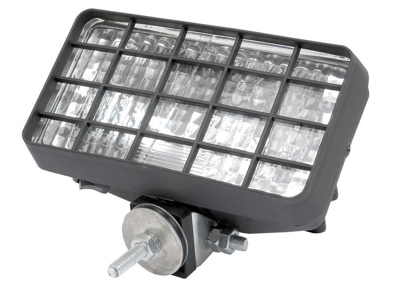 12V Rectangular Work Lamp RH/LH - Bolt On Fixing - Universal Fit