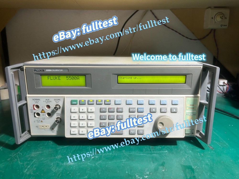 1PCS FLUKE, 5500A Multi functional Multi product Calibration Instrument-fulltest