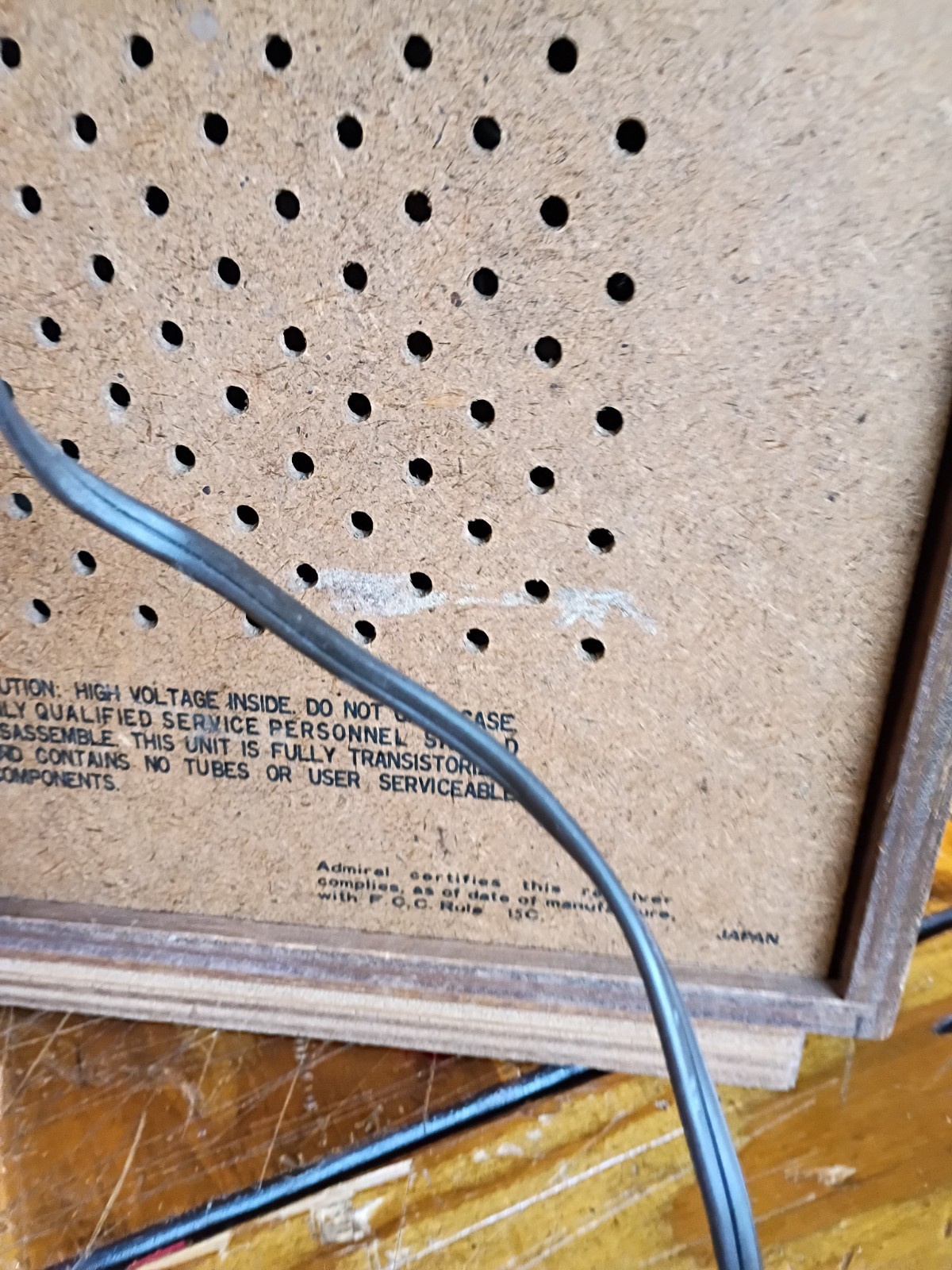 Rare 1966 Admiral Model Y471RA Transistor AM FM Radio - Works Watch Video