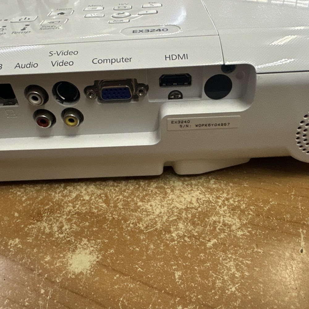 Epson EX3240 SVGA 3LCD Projector - White