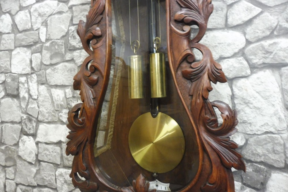 Antique German Wall Clock Black Forest Schwarzwalder Clock Regulator