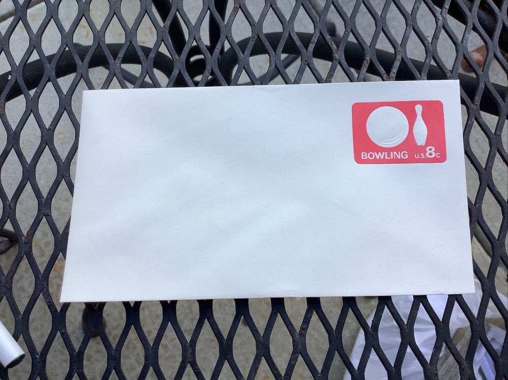 US  Scott U563 stamped envelope, 8 cent #10. 1971
