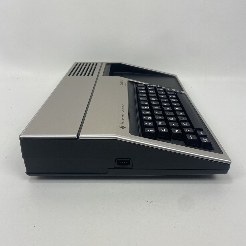 Texas Instruments Computer TI-99/4A Original Box Cords & Docs