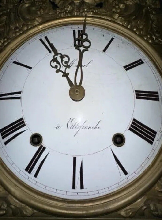 French Morbier / Wag On The Wall Clock