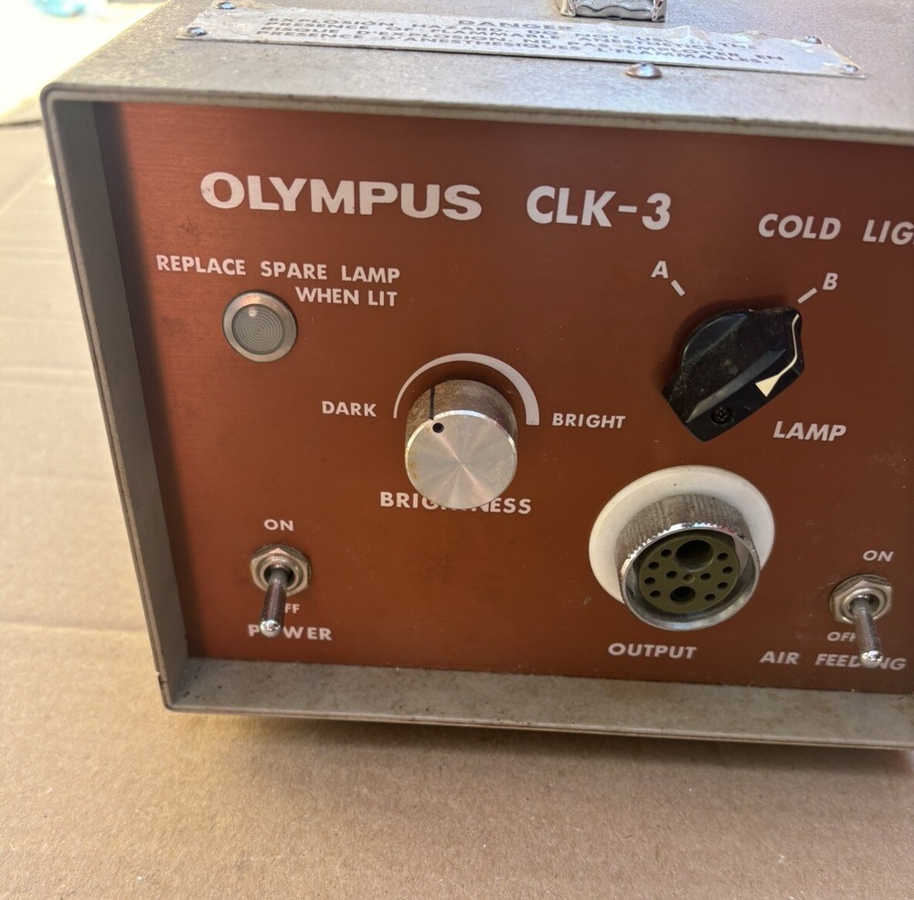 Olympus CLK-3 Cold Light Supply Untested
