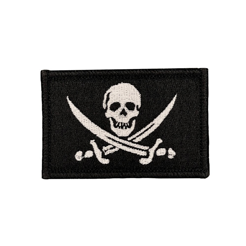 Calico Jack Tactical Patch, Jolly Roger Morale Patch, Skull And Cross Bones.