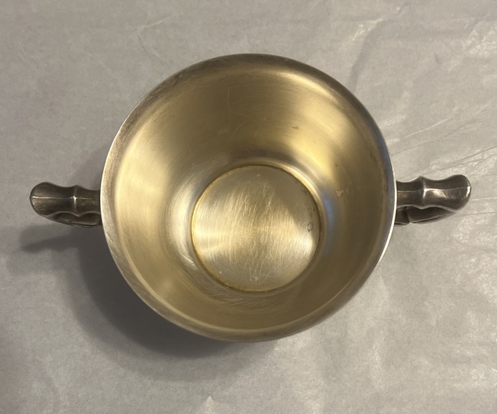 Vintage Poole Silver Co Sugar Bowl