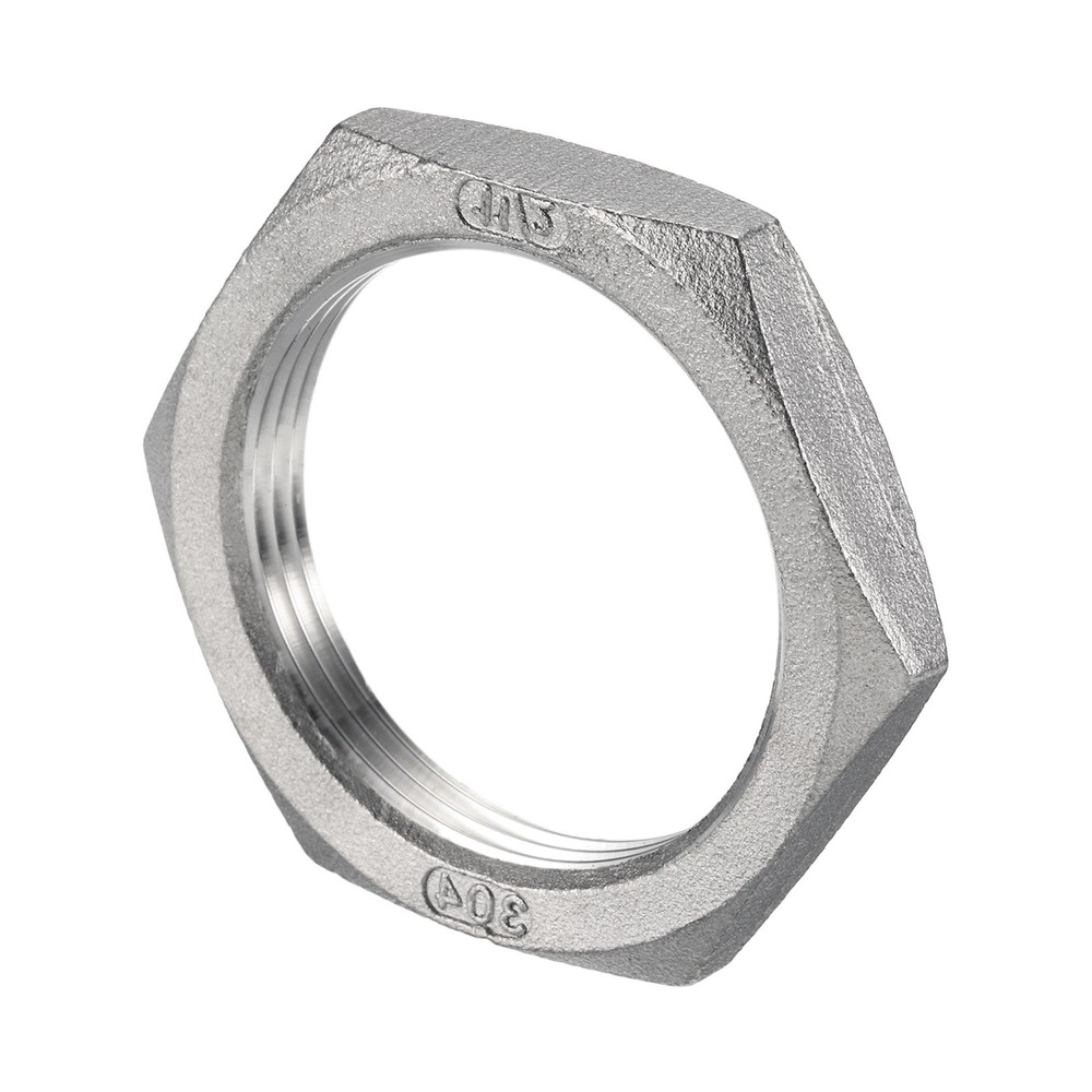 Cast Pipe Fitting Hex Locknut Nut G 1 1/2" Female Thread (DN40)