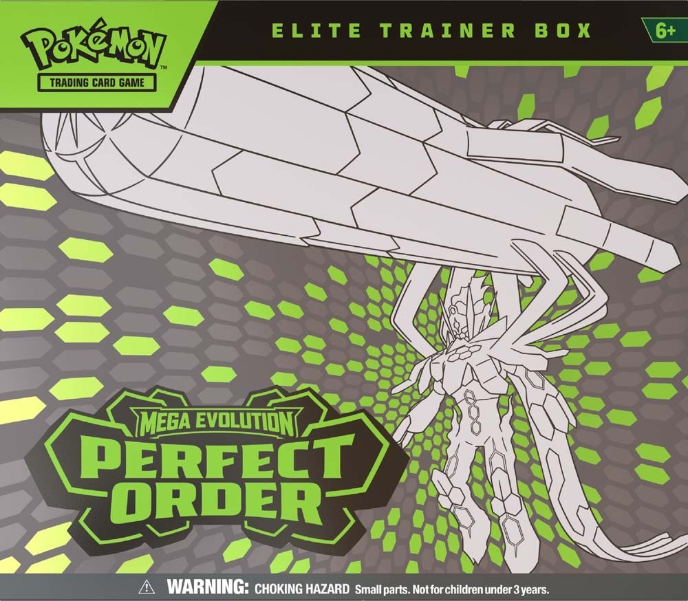 Perfect Order Mega Evolution Pokemon TCG Sealed Elite Trainer Box