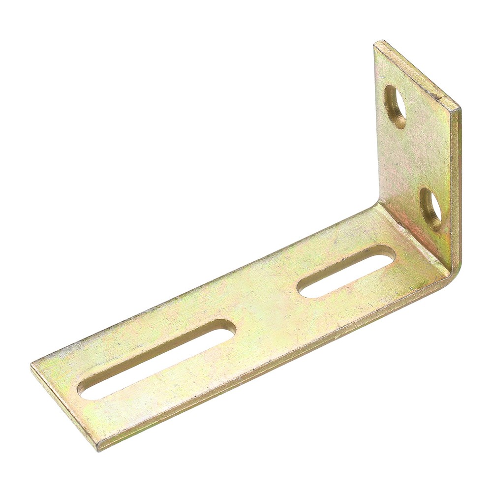 Adjustable L-Bracket for Sliding Door, Guide Roller Mount (0.4inch Hole)