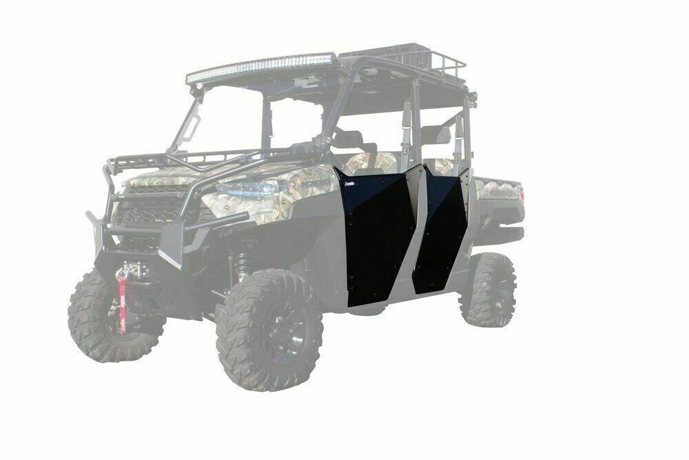 Polaris Ranger 1000 & XP Crew Hard Door Kit 2019-2025 Steel Frame Aluminum Skin