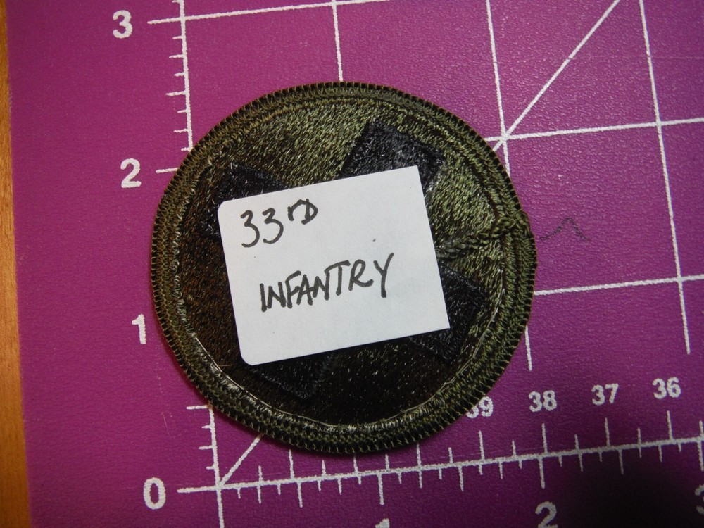 US Army 33rd Infantry patch-new