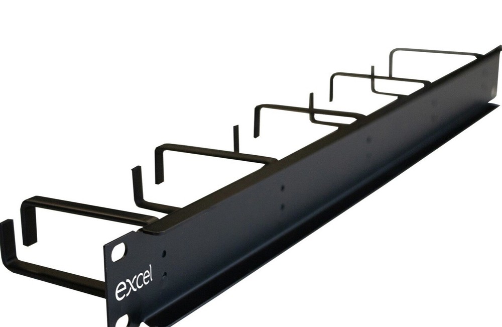 Excel 19 inch Network tower Rack Cable Management 1U Cable Organizer, 100mm