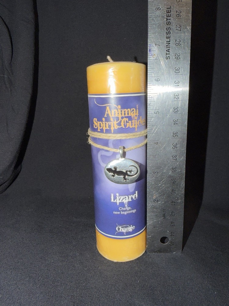 Lizard Candle w Pendant
