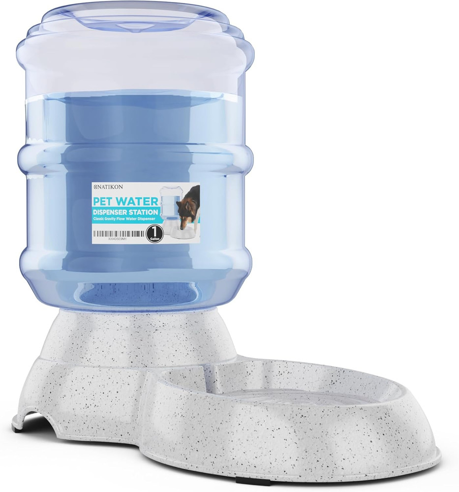 Automatic Pet Waterer Dispenser with Bpa-Free Design 1 Gallon Capacity Solution
