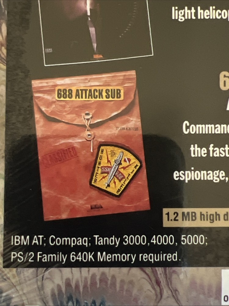 SEALED Mission Attack ELECTRONIC ARTS FLOPPY DISK 3 Game Sampler Vintage
