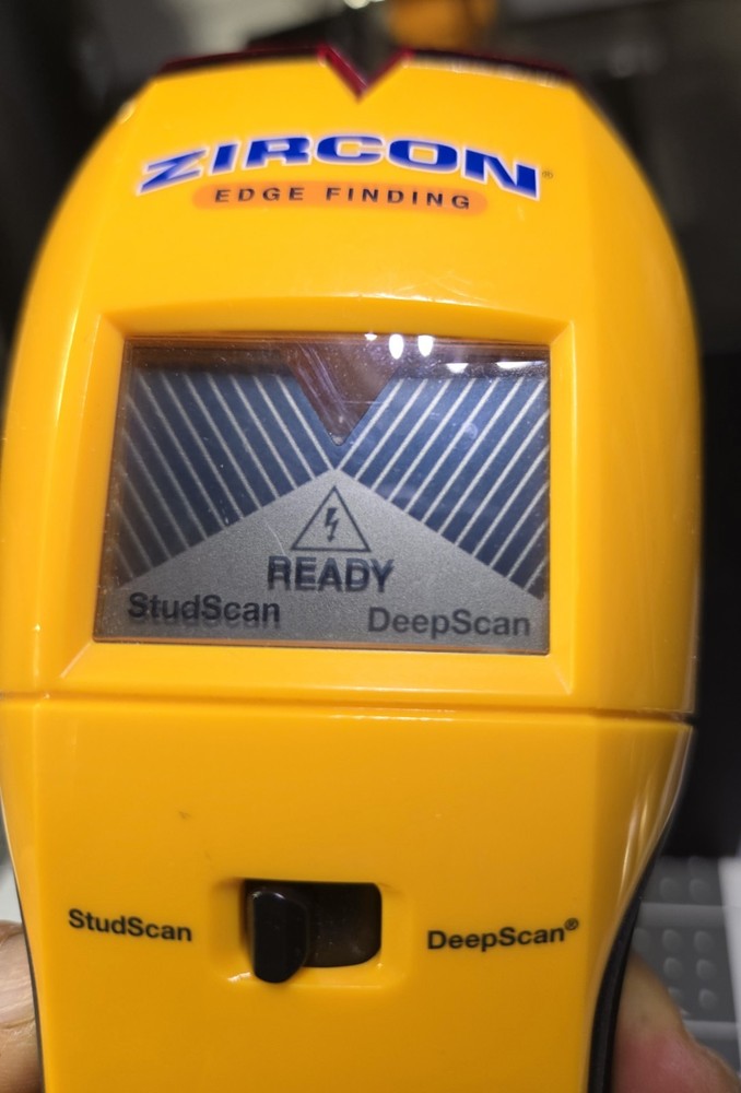Zircon StudSensor HD55 Stud Finder - Yellow Electric Stud Finder With Deep Scan