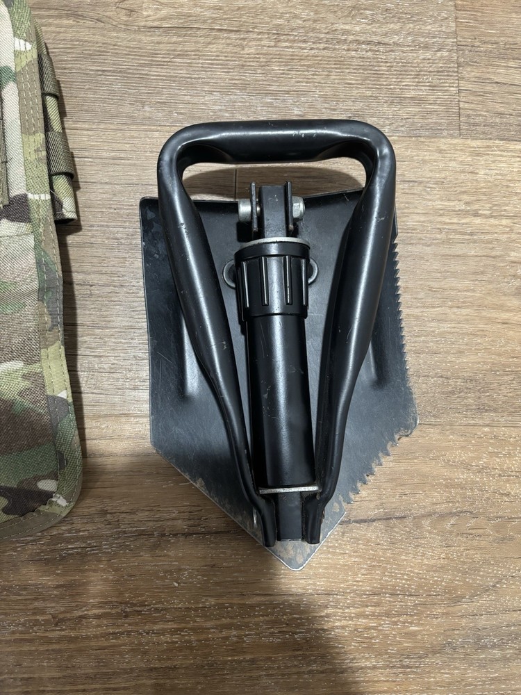 Folding Shovel Camping Tactical Tailor Canteen E Tool Etool Camo Multicam Pouch