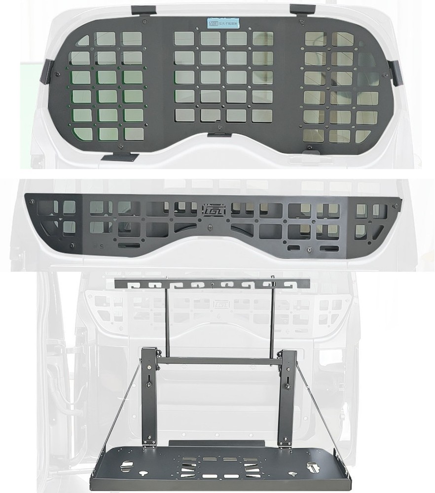 for Land Rover Defender 20-25 Tailgate Foldable Table Cargo Shelf Storage Cargo