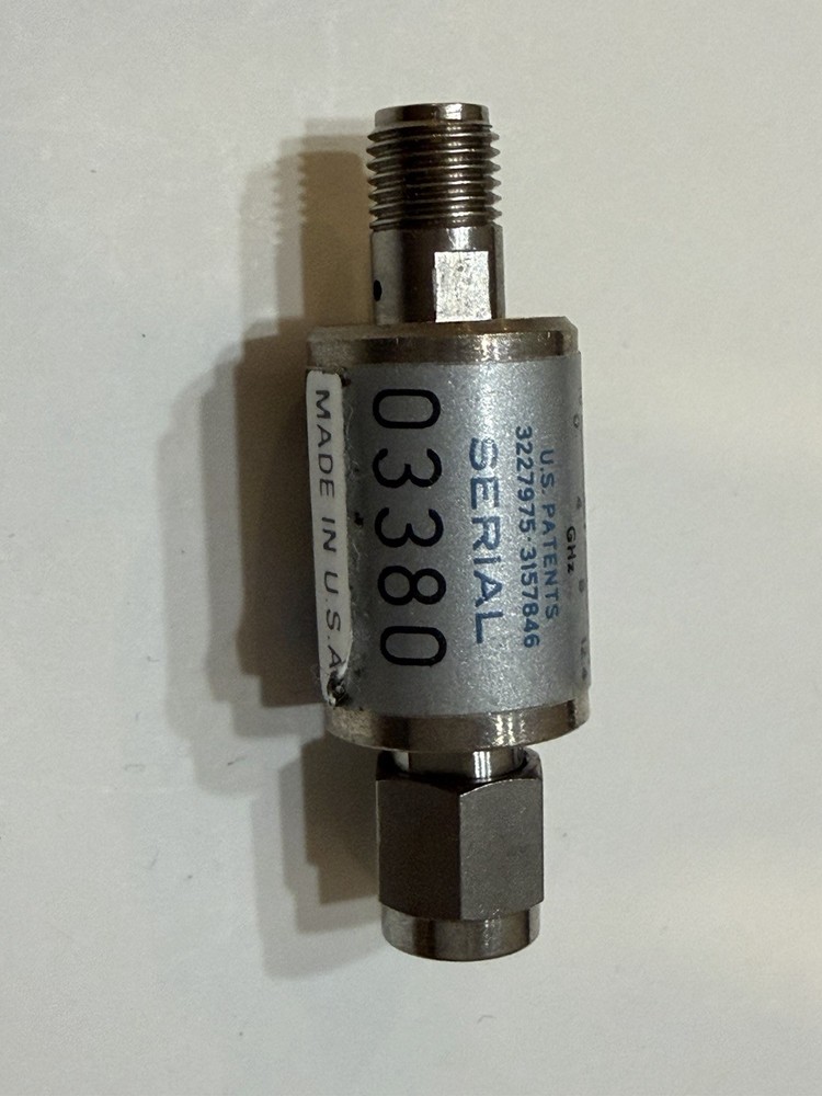 Hewlett Packard 8493A 20dB Attenuator DC-12.4GHz RF Microwave Component