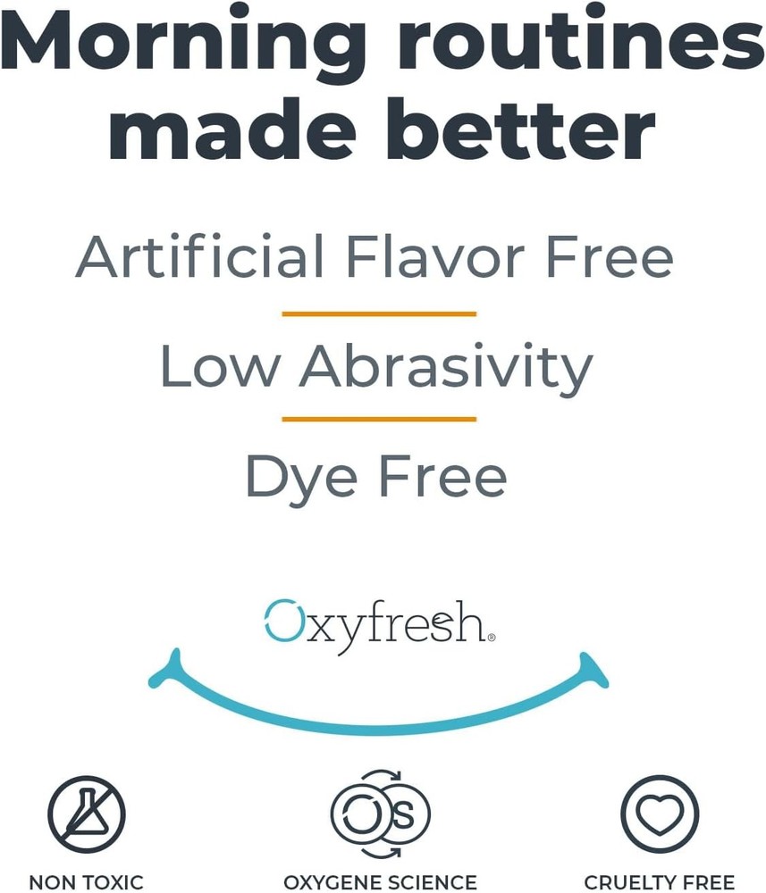 Oxyfresh Cavity Protection – Fresh Mint Fluoride Toothpaste – Low Abrasion...