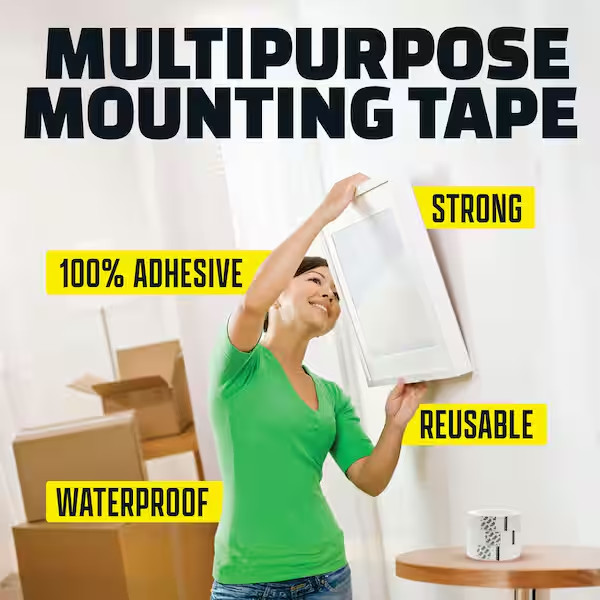 Alien Tape 10 ft. Multi-Surface Tape Reusable Double Sided , 3-Pack