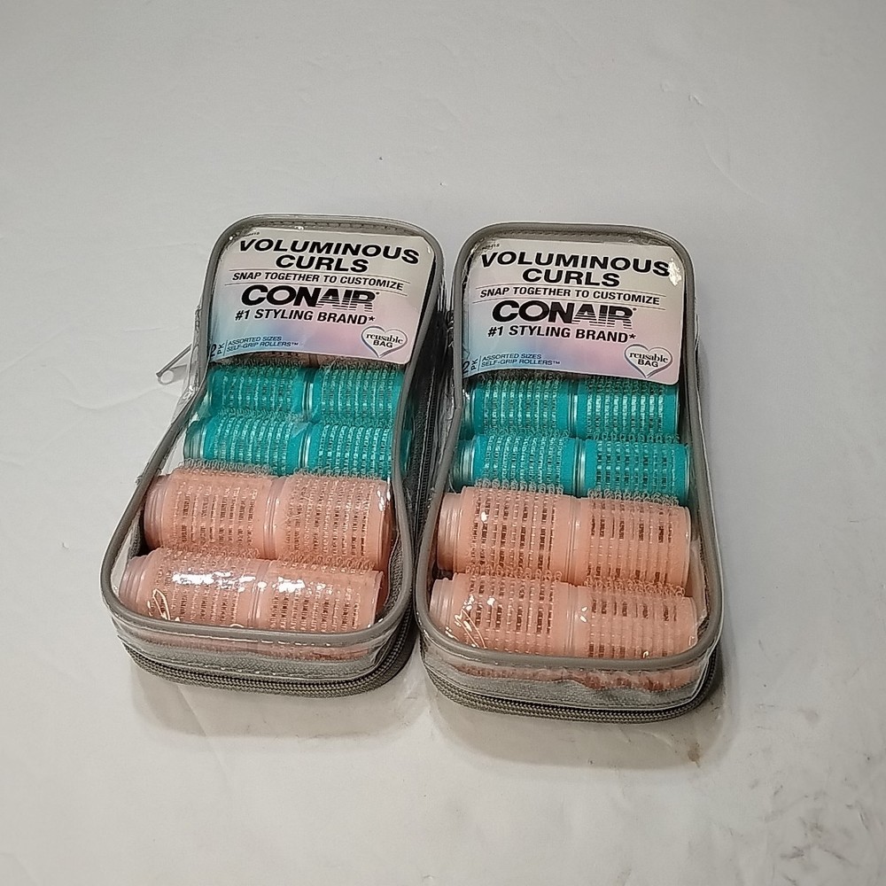 Conair Voluminous Curls 2 12 Snap Together Rollers To Customize. Rollers And Bag