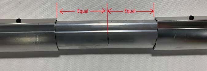 Adjustable Aluminum Dump Truck Cross Tube 93"-110" ** Free Shipping **