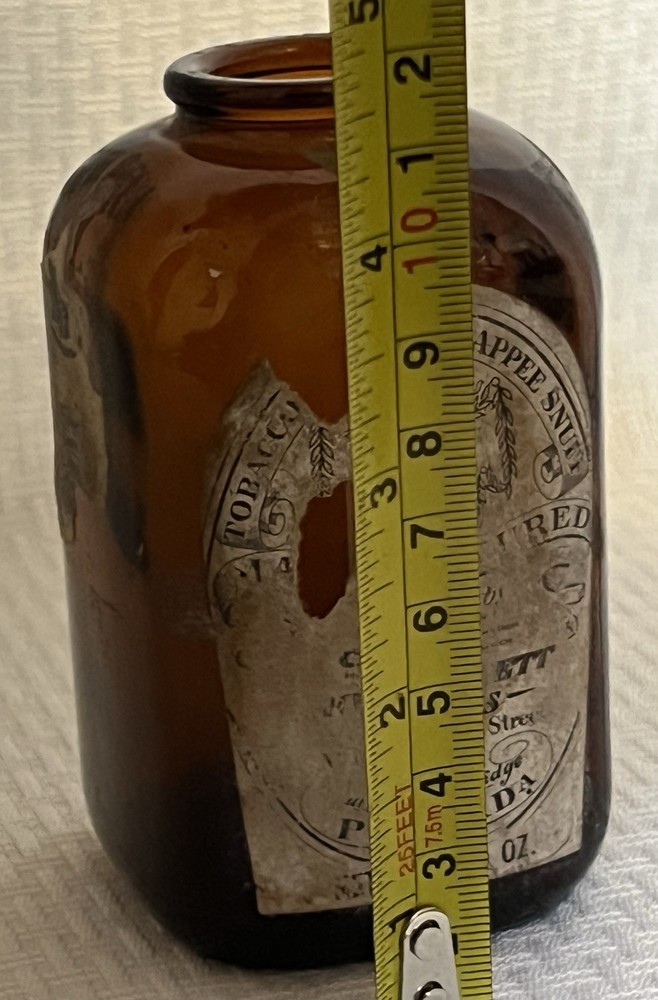 Vintage Levi Garrett Snuff Jar Empty
