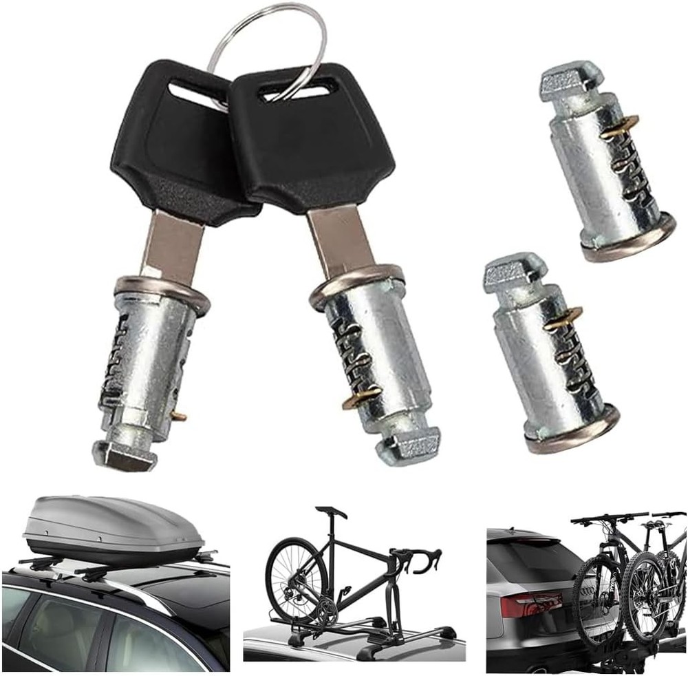 2 Pack Lock Cores Compatible with Thule One-Key System Lock Cylinders, Key Cylin