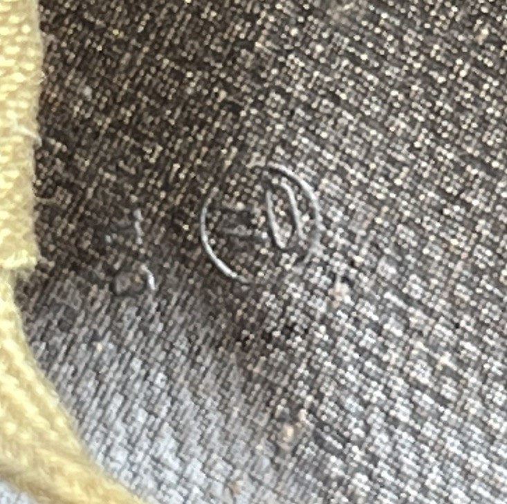 WW2 M1 Helmet Front Seam