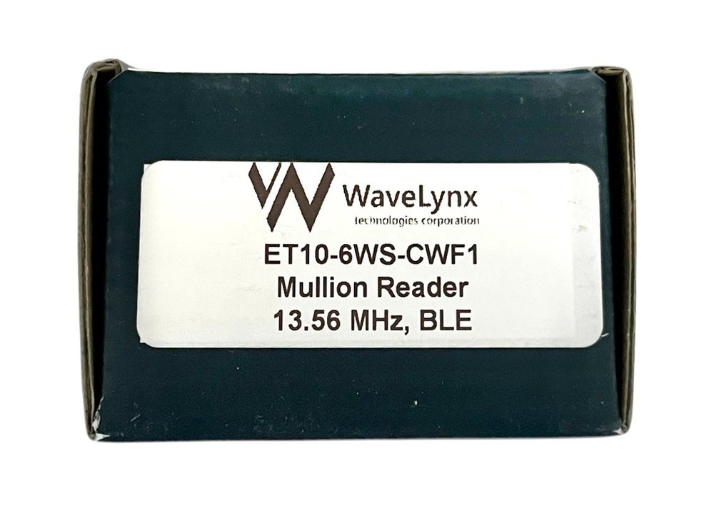 WaveLynx ET10-6WS-CWF1 Ethos Mullion Mount Access Reader 13.56 MHz Black