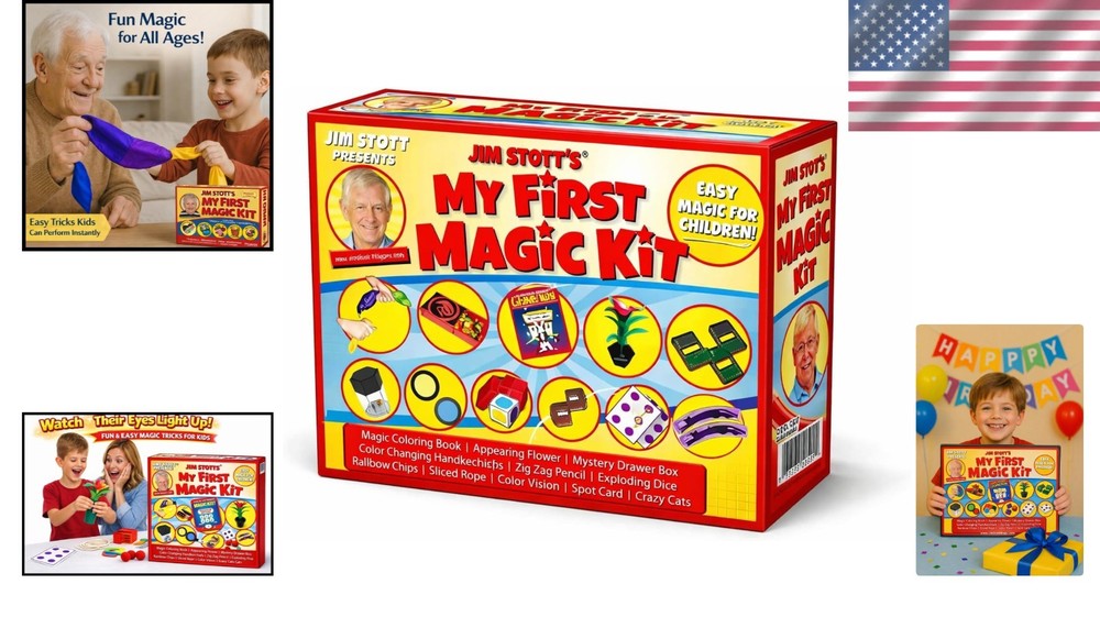 Creative Magic Kit for Kids 5-12 | 50 Tricks & Step-by-Step Instructions