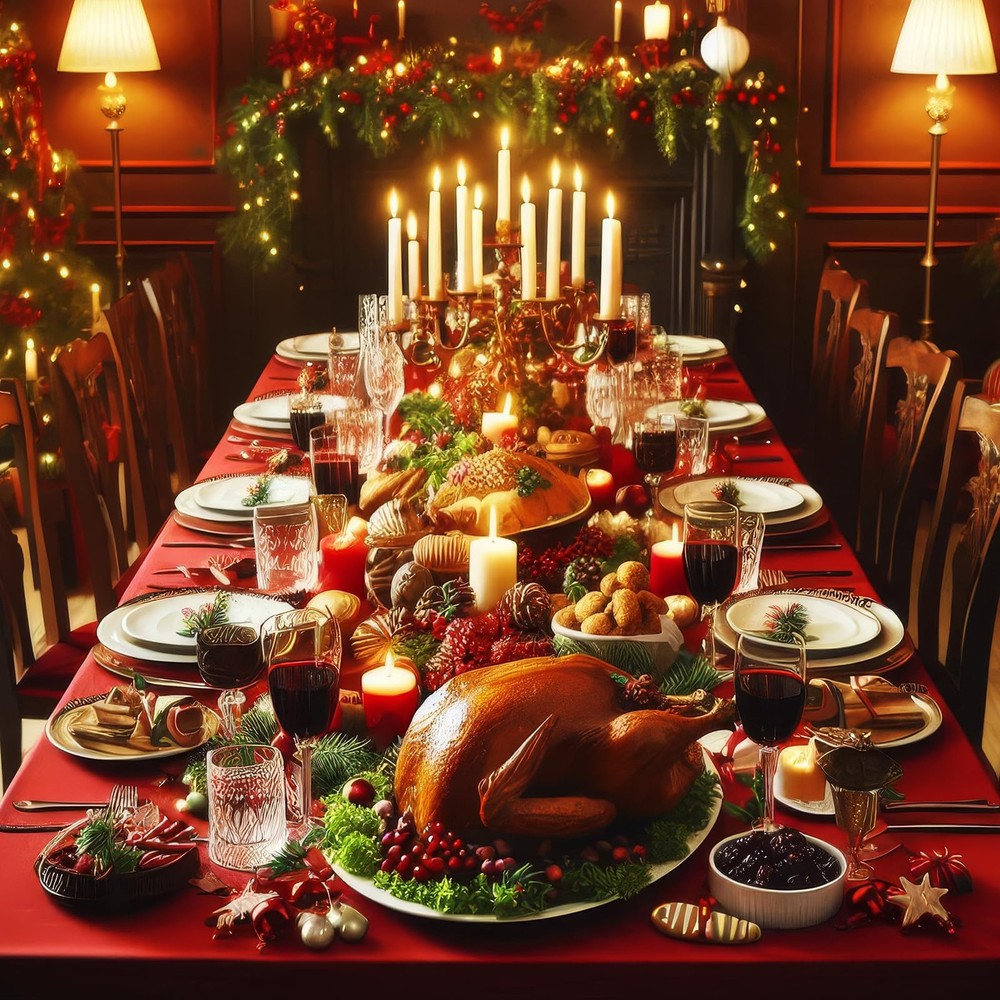 Rectangle Tablecloths 90x132 Inch 2 Pack Red Tablecloth for 6ft Washable Deco...