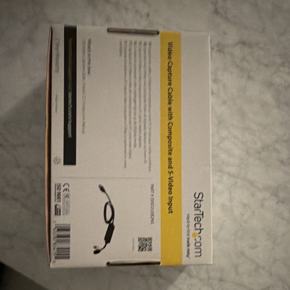 StarTech.com USB Video Capture Cable Composite S-Video SVID2USB2NS