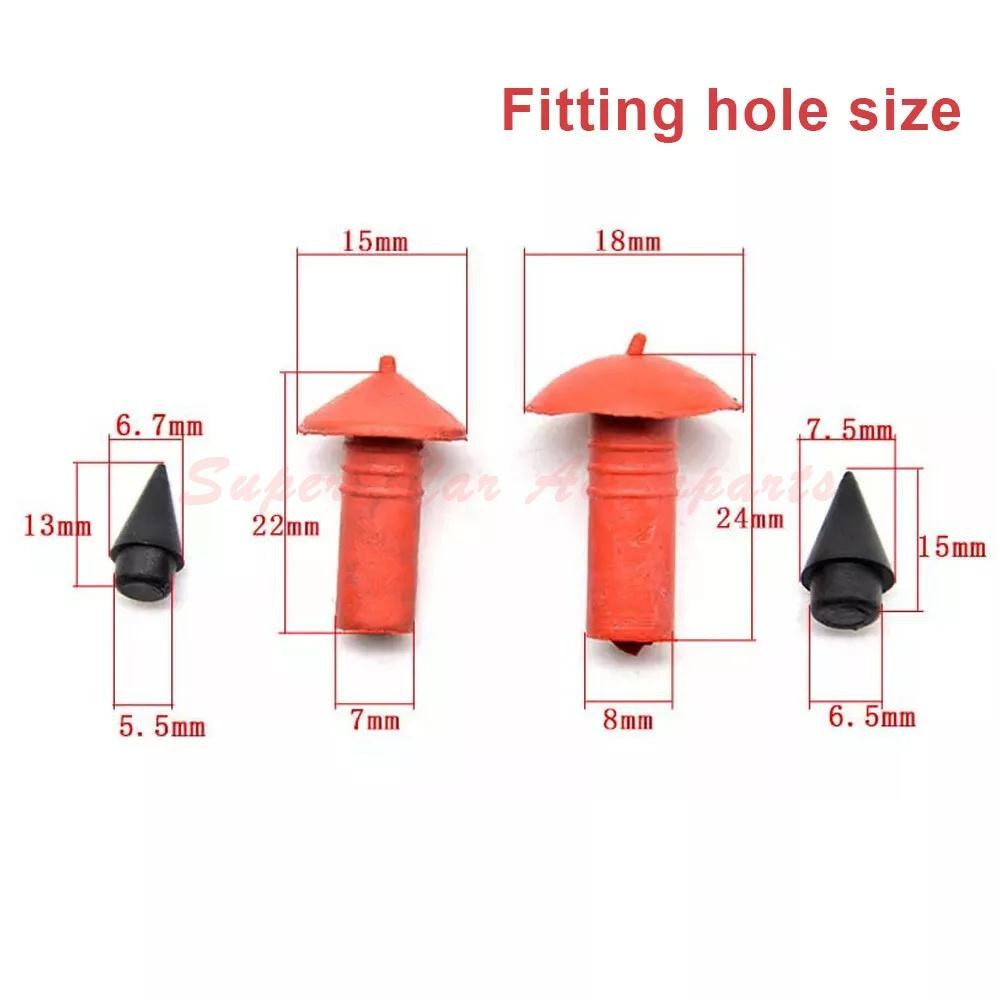 Tire Plugger Tubeless Tire Wheel Repair Gun Kit Mushroom Plug Probe Nozzle USA