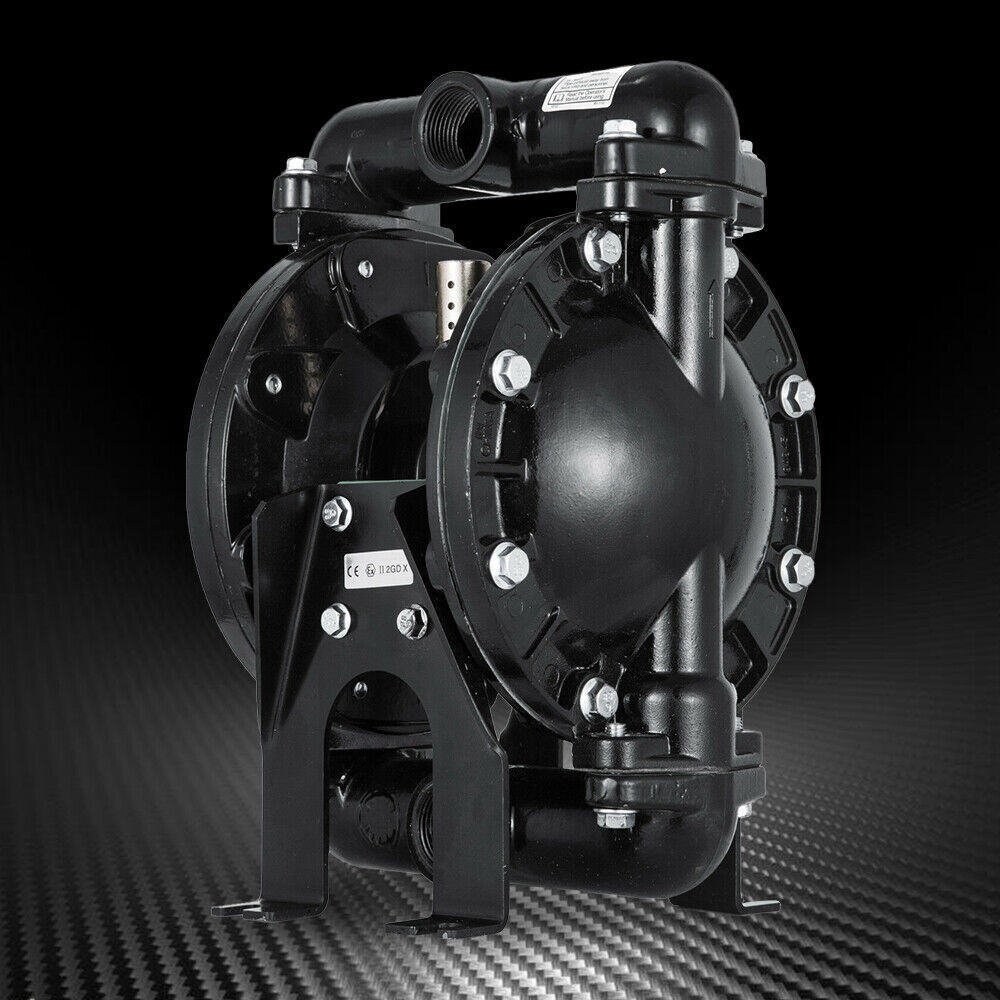 Air-Operated Waste Oil Transfer Pump 35Gpm Pneumatic Dual Diaphragm Pump 120PSI