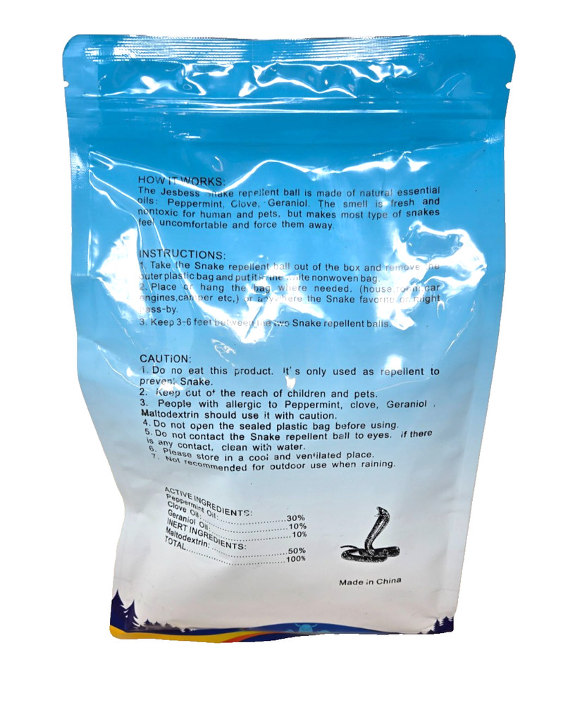 Jesbess Snake, Ant, & Mouse Balls - (35 Count)