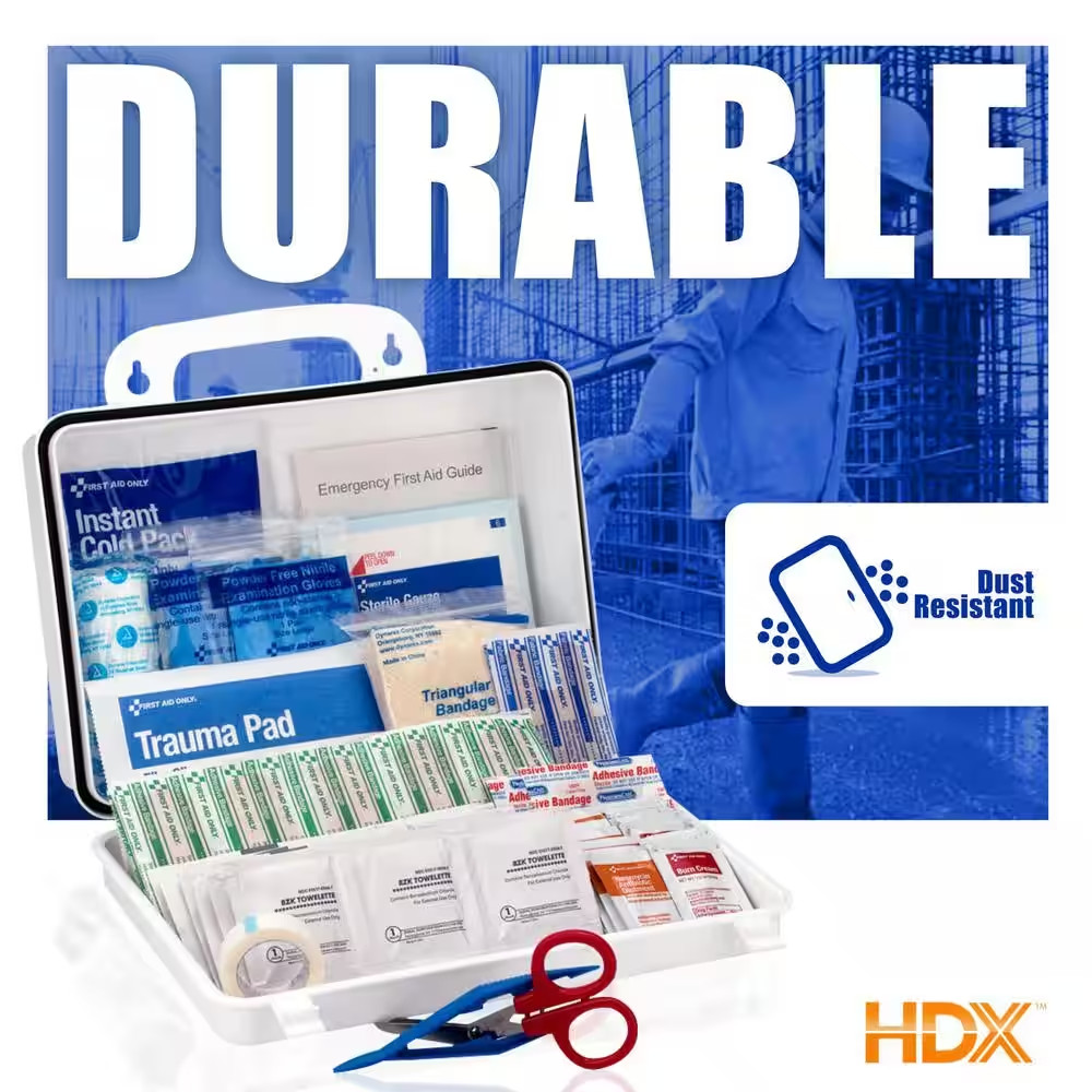 230-Piece Plastic OSHA First Aid Kit
