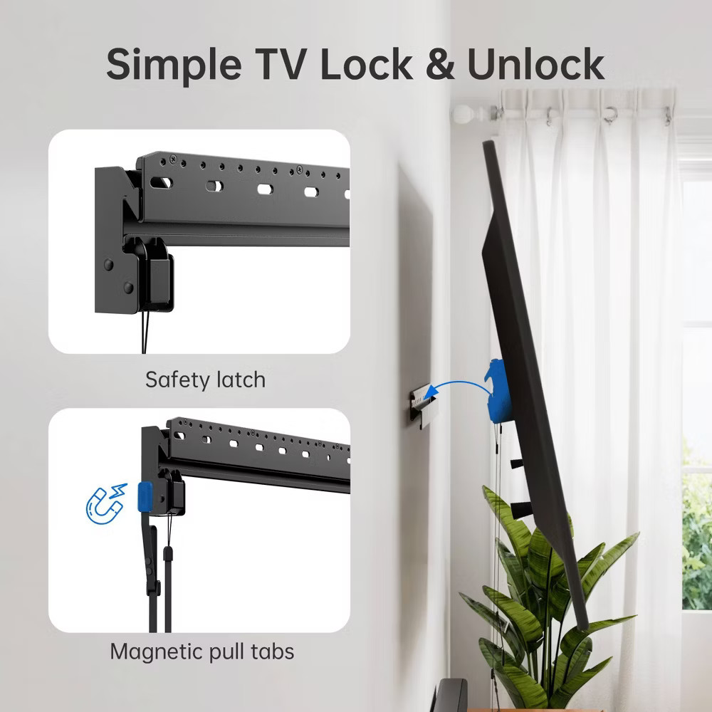 ErgoAV Large Fixed TV Mount 32"- 90"TVs