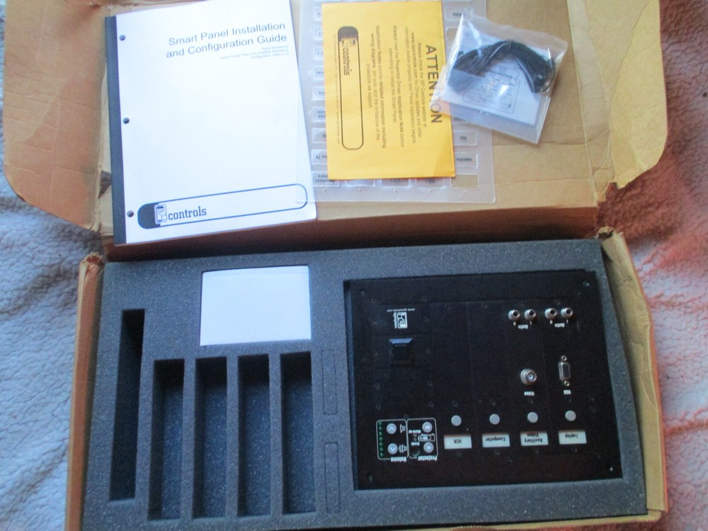 SP Controls Smart Panel Small Projector Controller SP2-CHAS Black LIGHTS UP