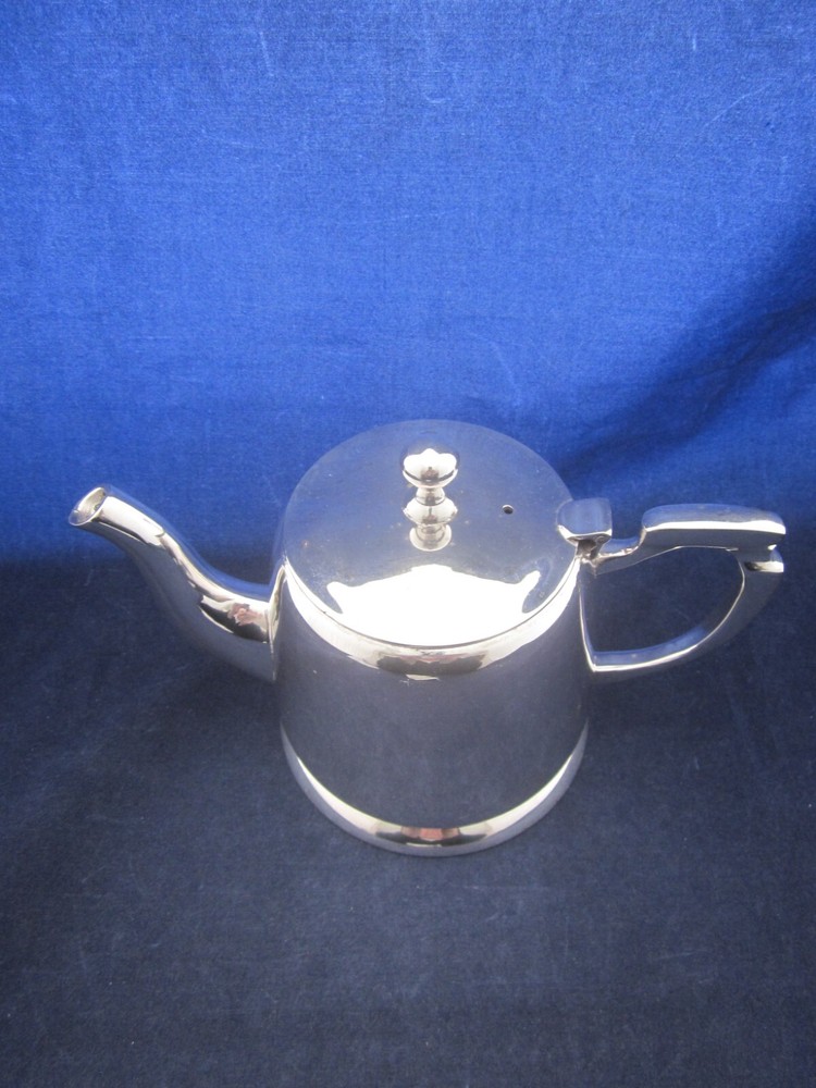 Silverplate Teapot Heavy Unmarked