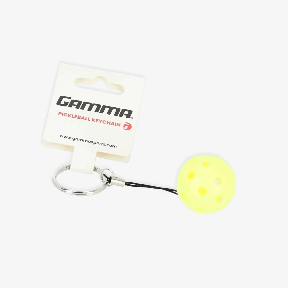 Gamma Pickleball Keychain Yellow, Fun Accessory