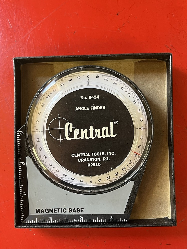 Central 6494 Angle Finder with Magnetic Base