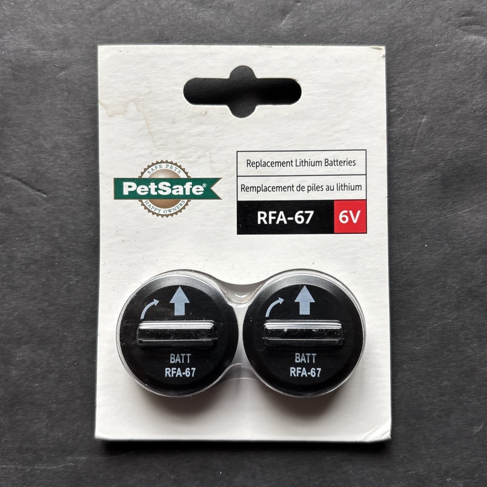 PetSafe RFA-67D-11 Replacement 6-Volt Battery 2pk